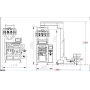 Ecnomic type packing machine with scales 